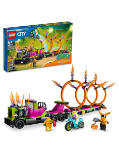 LEGO City Stuntz Camión Acrobático y Anillo de Fuego 60357