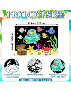 Set de 30 Carteles de Verano para Colorear Zhanmai 20x28cm 2