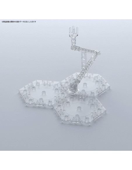 Base de Acción Bandai Hobby 4 Clara para Modelos 20cm