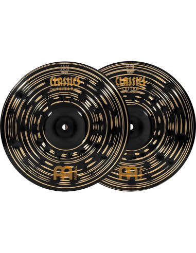Platillos Hihat Meinl 13" Classics Custom Dark Bronce B12