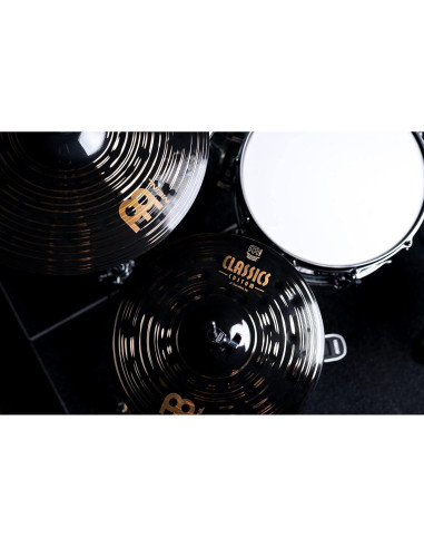 Platillos Hihat Meinl 13" Classics Custom Dark Bronce B12