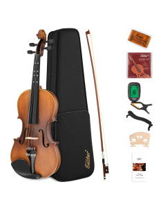Violín Eastar 4/4 Matte para Principiantes con Accesorios