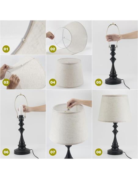 Soportes de Pantalla de Lámpara Goldblue 20 cm 2 Pcs