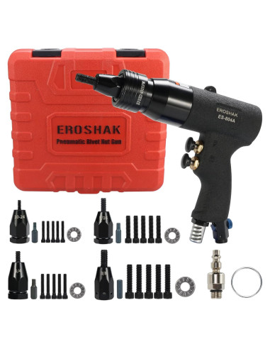 Pistola de Tuercas Neumática EROSHAK 704A 10-24 1/4 5/16 3/8