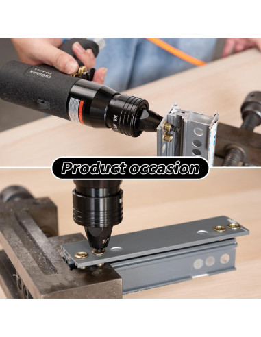 Pistola de Tuercas Neumática EROSHAK 704A 10-24 1/4 5/16 3/8