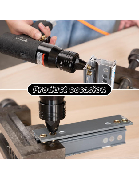 Pistola de Tuercas Neumática EROSHAK 704A 10-24 1/4 5/16 3/8