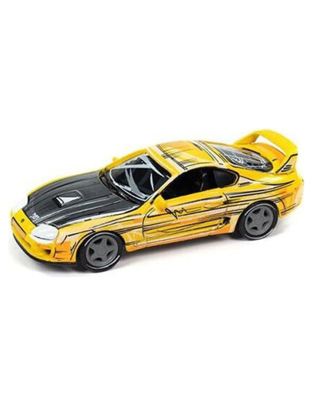 Coche Diecast Supra Amarillo Auto World CP8086 1/64 Edición Limitada