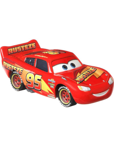 Miniatura de Coche Disney Cars Lightning McQueen 1:55 Mattel