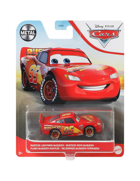 Miniatura de Coche Disney Cars Lightning McQueen 1:55 Mattel Miniatura de Coche Disney Cars Lightning McQueen 1:55 Mattel