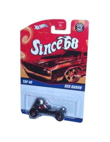 Hot Wheels 40 Aniversario Barón Rojo 1:64 Coche Metal Fundido