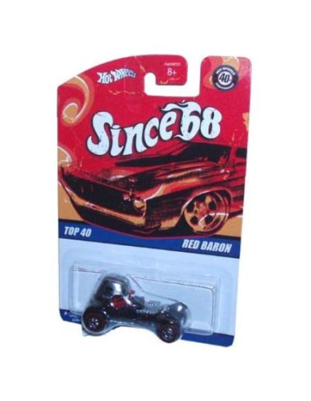 Hot Wheels 40 Aniversario Barón Rojo 1:64 Coche Metal Fundido