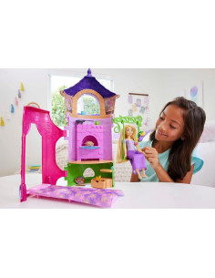 Set de Juego Torre de Rapunzel Disney con Muñeca y 15 Accesorios 2