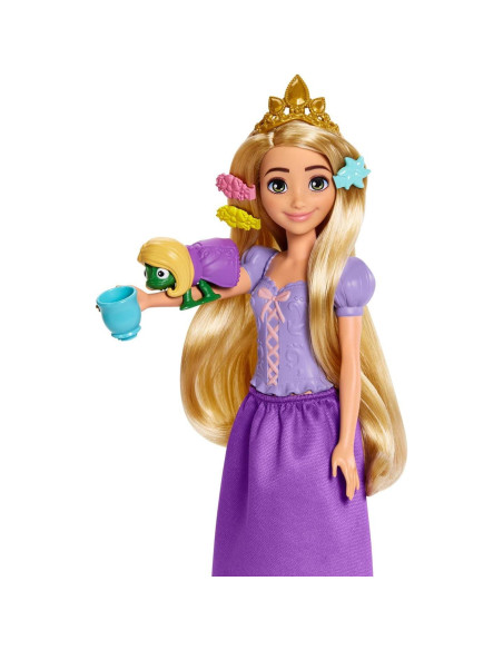 Set de Juego Torre de Rapunzel Disney con Muñeca y 15 Accesorios