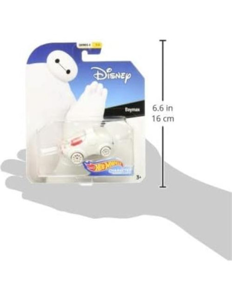 Coche Hot Wheels Disney Baymax 1:64 Metal 16.5 cm