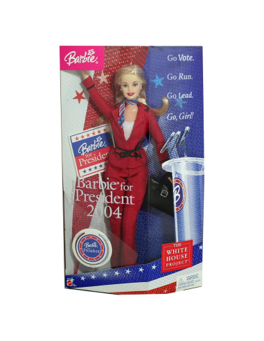 Muñeca Barbie Presidenta 2004 Mattel con Accesorios