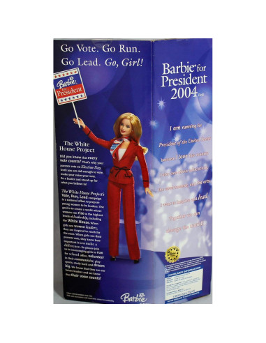 Muñeca Barbie Presidenta 2004 Mattel con Accesorios