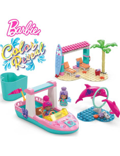 Juego de Construcción MEGA Barbie Color Reveal Delfines 121 Piezas 2