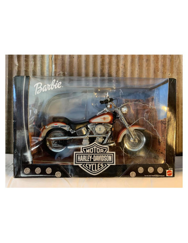 Motocicleta Harley Davidson para muñeca Barbie 38x30cm
