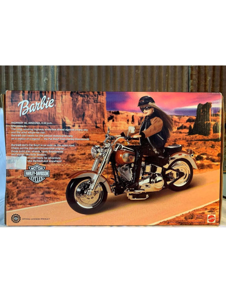 Motocicleta Harley Davidson para muñeca Barbie 38x30cm Motocicleta Harley Davidson para muñeca Barbie 38x30cm
