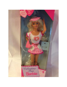 Muñeca Barbie Diversión de San Valentín 1996 Mattel 33 cm 2