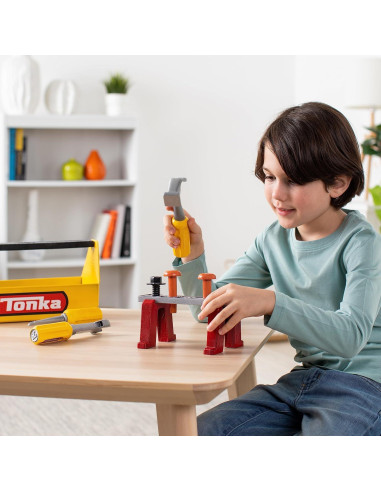 Juego de Herramientas Tonka Tough 12 Piezas para Niños