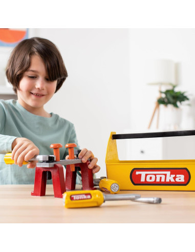 Juego de Herramientas Tonka Tough 12 Piezas para Niños