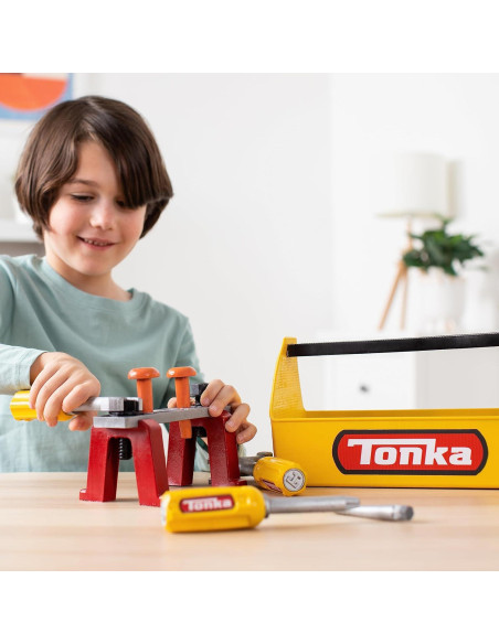 Juego de Herramientas Tonka Tough 12 Piezas para Niños