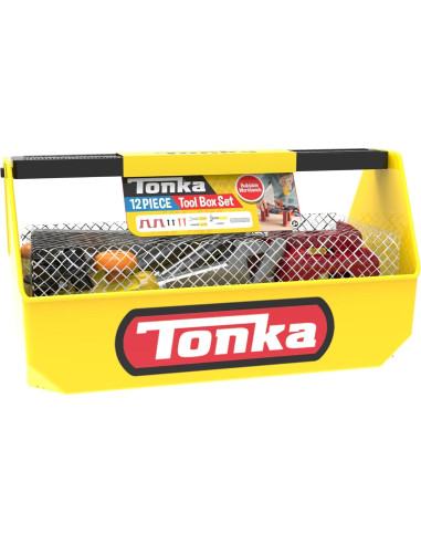 Juego de Herramientas Tonka Tough 12 Piezas para Niños