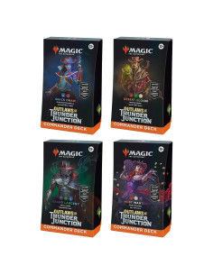 Magic: The Gathering Comandante Forajidos Thunder Junction 4 Mazos