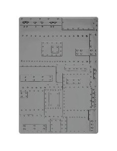 Carpeta de Embossing 3D Tim Holtz Sizzix A5 Textura Industrial 2