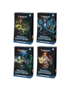 Magic: The Gathering 4 Mazos Comandante Asesinatos Karlov