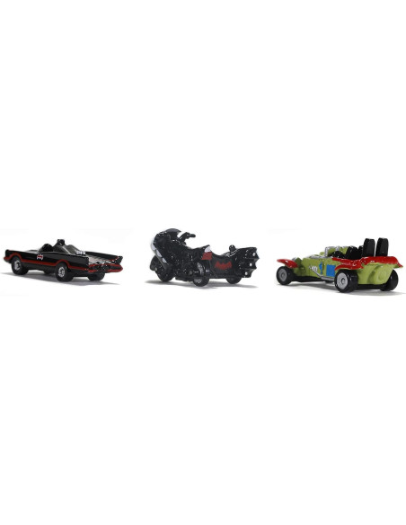 Jada Toys Nano Hollywood Rides Batman 1966 3 PK Colección