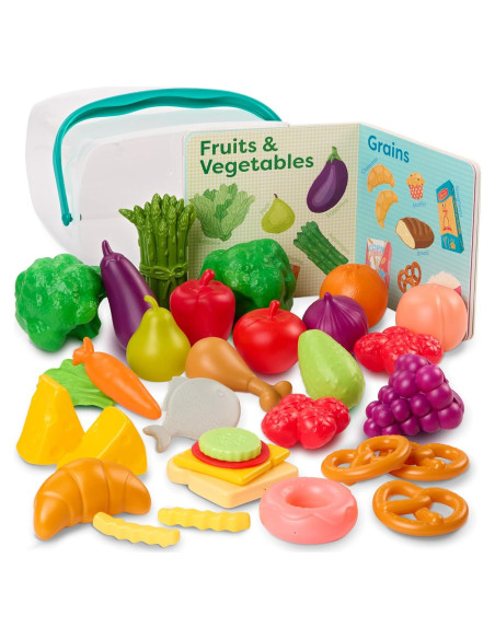 Juego de Comida de Imaginación B. toys - 32 Piezas + Libro
