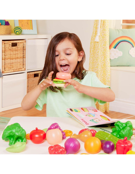 Juego de Comida de Imaginación B. toys - 32 Piezas + Libro