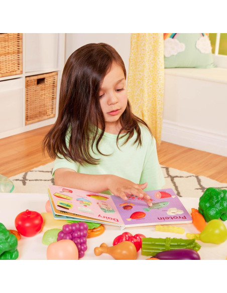 Juego de Comida de Imaginación B. toys - 32 Piezas + Libro