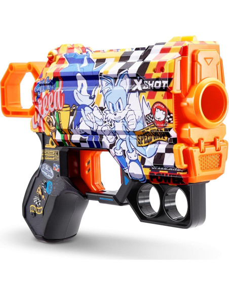 Blaster X-Shot Skins Menace ZURU - 27m, 2 Dardos Blaster X-Shot Skins Menace ZURU - 27m, 2 Dardos