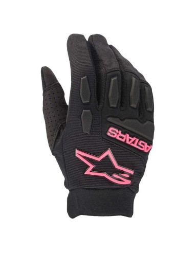 Guantes Alpinestars Stella Full Bore Medianos Negro/Rosa