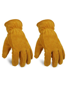 Guantes de Trabajo OZERO de Cuero Invierno Térmicos X-Large