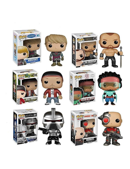Set de 6 Funko POP Exclusivos - Vinilo Coleccionable Set de 6 Funko POP Exclusivos - Vinilo Coleccionable
