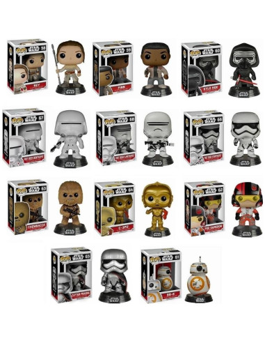 Set de 6 Funko POP Exclusivos - Vinilo Coleccionable