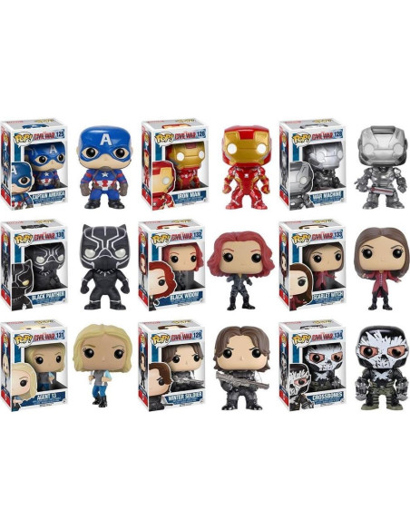 Set de 6 Funko POP Exclusivos - Vinilo Coleccionable Set de 6 Funko POP Exclusivos - Vinilo Coleccionable