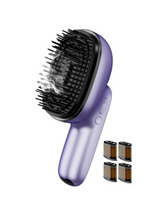 Cepillo Masajeador Eléctrico Glratia para Cuero Cabelludo Púrpura