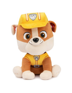 Peluche Rubble PAW Patrol 23 cm en uniforme de construcción