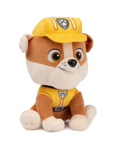 Peluche Rubble PAW Patrol 23 cm en uniforme de construcción 2