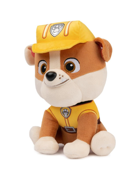 Peluche Rubble PAW Patrol 23 cm en uniforme de construcción Peluche Rubble PAW Patrol 23 cm en uniforme de construcción