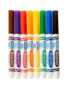 Marcadores Lavables Crayola 8 Colores Juego de 2 2
