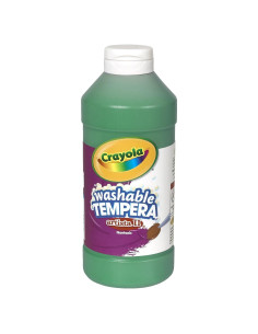Pinturas Tempera Crayola Artista II 16 oz Verde No Tóxica