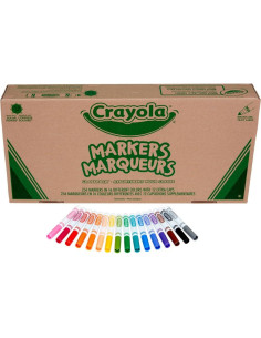 Marcadores Crayola Classpack 256 Ct Anchos Multicolor 2