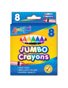 Juego de Crayones Jumbo Liqui-Mark 8 Piezas No Tóxicos