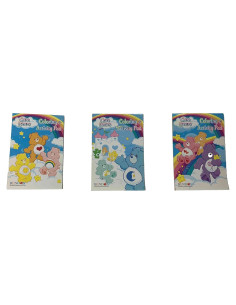 Papel de Colorear Care Bears - 3 Cuadernos Actividades